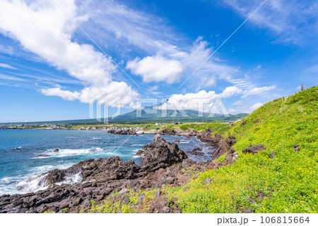 仙法志御崎海岸　利尻山 106815664