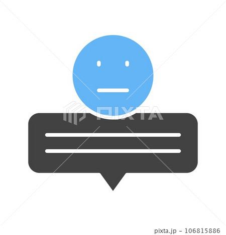 Neutral Review Icon Image. Neutral Review Icon Image. 106815886