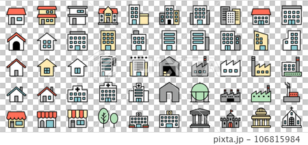 建物のアイコン 建物のアイコン 106815984