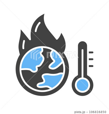 Global Warming Icon Image. 106816850