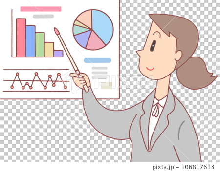 Business illustration - internal presentation/internal report Business illustration - internal presentation/internal report 106817613