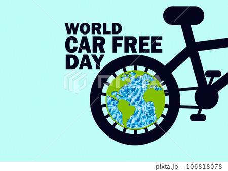 World Car Free day Vector illustration 106818078