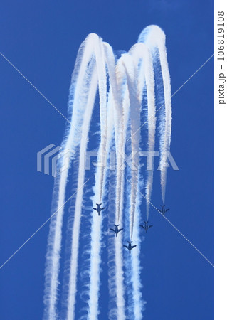 松島基地　ブルーインパルス　デルタループ 106819108