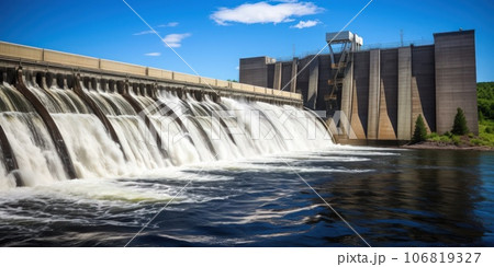 A stable source of energy is a hydroelectric power station. 106819327