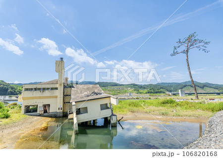 岩手県陸前高田市 東日本大震災の震災遺構 陸前高田ユースホステルと奇跡の一本松 岩手県陸前高田市 東日本大震災の震災遺構 陸前高田ユースホステルと奇跡の一本松 106820168