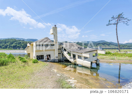 岩手県陸前高田市 東日本大震災の震災遺構 陸前高田ユースホステルと奇跡の一本松 岩手県陸前高田市 東日本大震災の震災遺構 陸前高田ユースホステルと奇跡の一本松 106820171