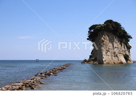 絶景スポットの見附島 絶景スポットの見附島 106820765