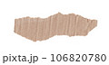 Beautiful piece of cardboard. Craft paper. Element for design. Clip art. 106820780
