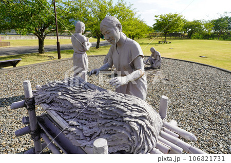 古代の塩づくりを再現した船岡製塩遺跡公園（福井県おおい町） 106821731