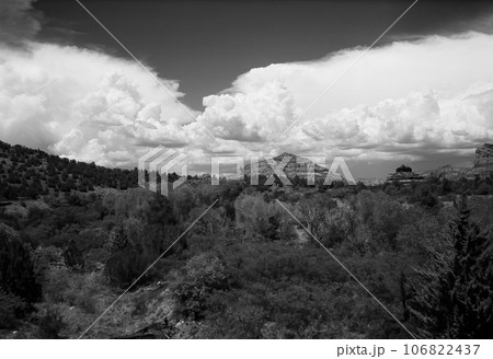 Black and White Sedona Arizona surrounding Red Rock Country on Film Black and White Sedona Arizona surrounding Red Rock Country on Film 106822437