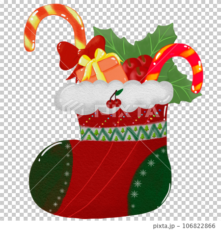 Png Transparent Download Christmas Stocking At Getdrawings - Christmas  Drawing Blank - Free Transparent PNG Clipart Images Download
