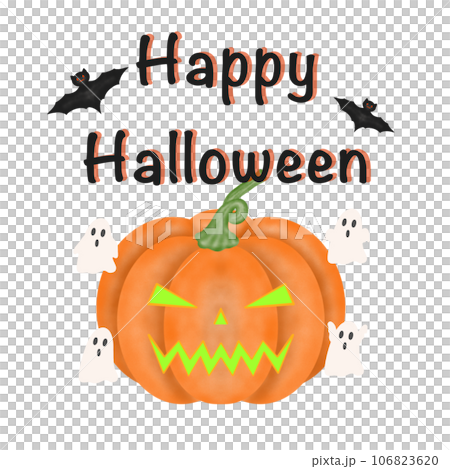 halloween background with pumpkin 106823620