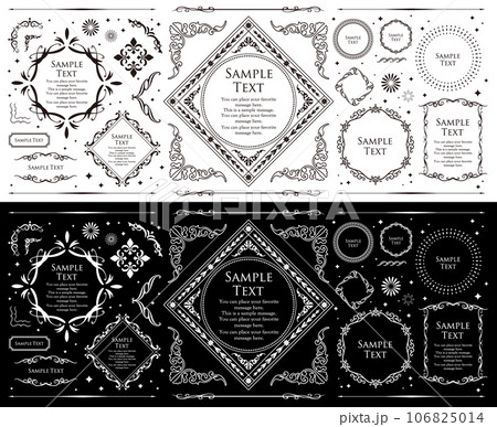 ロマンチックでゴージャスな大人かわいいアンティークフレーム	 106825014