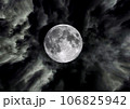 The moon in the night sky 106825942