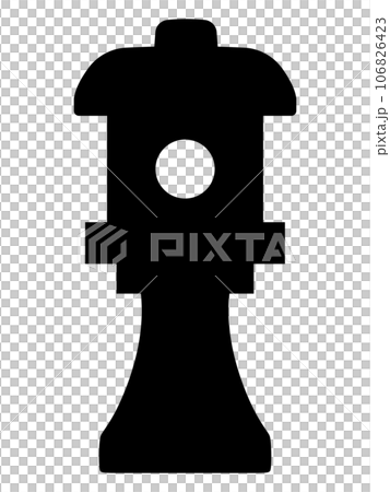 灯籠のイラスト_シルエット 106826423