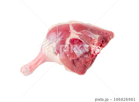 Raw Duck Legs, Uncooked Poultry Meat, Fresh Duck Quarter, Duck Leg Raw Duck Legs, Uncooked Poultry Meat, Fresh Duck Quarter, Duck Leg 106826981