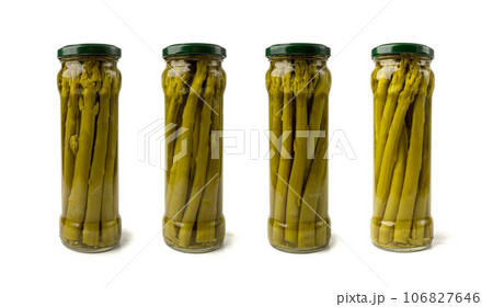 Pickled Asparagus, Bunch of Raw Marinated Garden, Green Spring Salted Vegetables Pickled Asparagus, Bunch of Raw Marinated Garden, Green Spring Salted Vegetables 106827646