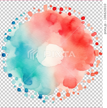 Colorful watercolor circle background 106828810