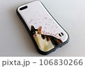 お洒落な猫のスマートホンケース 106830266