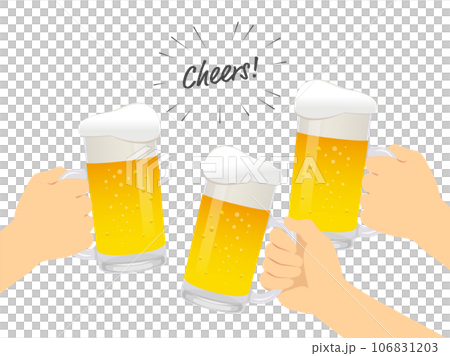 插圖與啤酒吐司 106831203