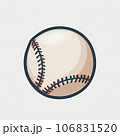 野球ボールのイラスト 106831520