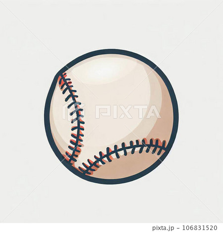 野球ボールのイラスト 106831520