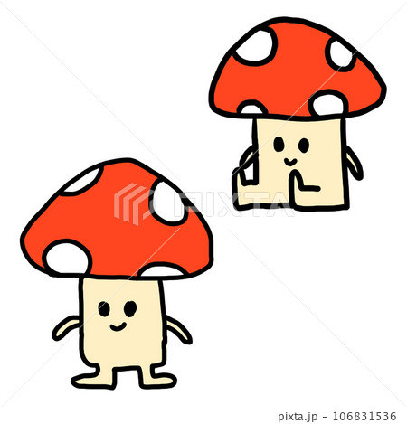 キノコの妖精のイラスト素材 [106831536] - PIXTA