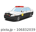 日本のパトロールカーのイラスト 106832039