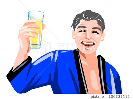 祭りを楽しむ日本男性 106833513