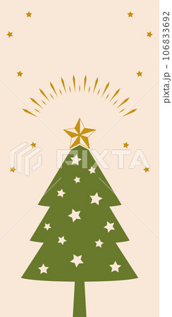 イラスト_クリスマスツリー イラスト_クリスマスツリー 106833692