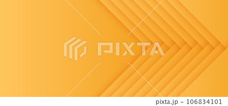 Yellow diagonal gradient line pattern background. Abstract weave stripes wallpaper. Subtle geometric universal template. Vector tech orange backdrop for flyer, poster, banner, cover, brochure, booklet 106834101