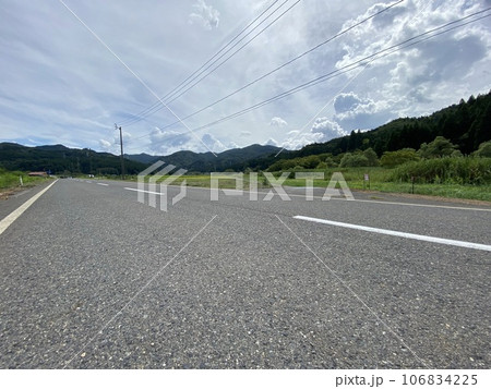 夏の田舎風景 新潟 夏の田舎風景 新潟 106834225