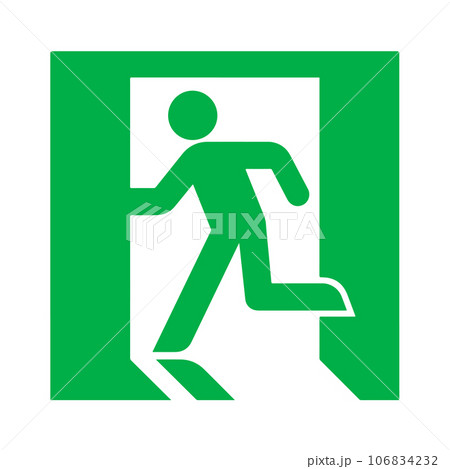 非常口サイン 非常口サイン 106834232