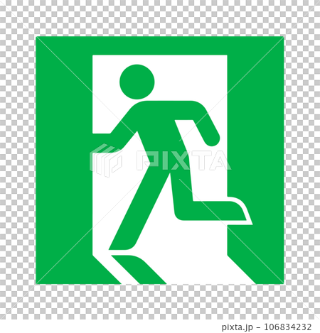 非常口サイン 非常口サイン 106834232