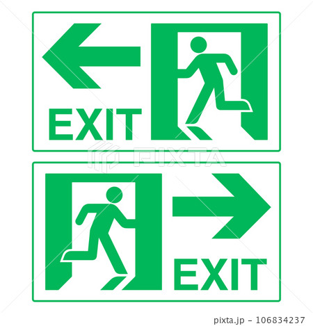 非常口サイン 非常口サイン 106834237