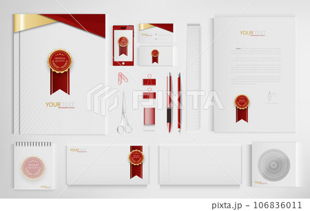 Set of office documents for business, vector Illustration. Set of office documents for business, vector Illustration. 106836011