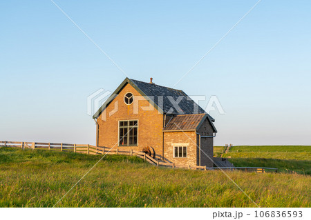 The hous of the mill het noorden is a mill on the island of Texel The hous of the mill het noorden is a mill on the island of Texel 106836593
