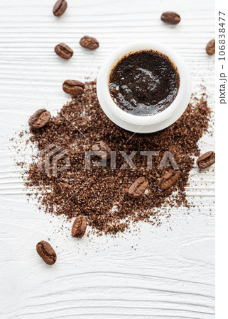 Handmade coffee scrub. 106838477