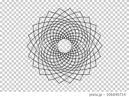 創意幾何屏風 106840714
