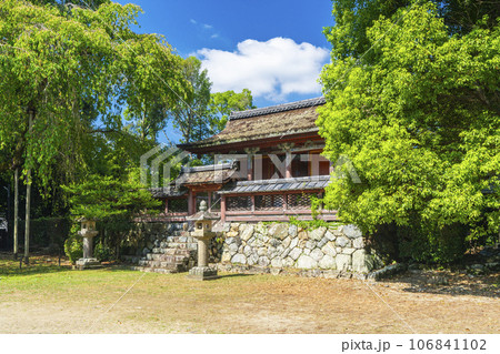 京都 醍醐寺 清瀧宮本殿 夏の季節 京都 醍醐寺 清瀧宮本殿 夏の季節 106841102