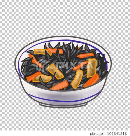 simmered hijiki simmered hijiki 106841818