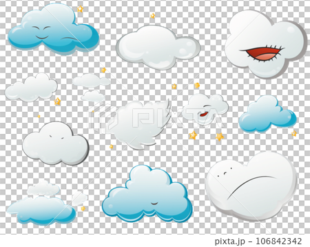 雲の間から顔を出す太陽 106842342