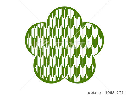 和柄の背景 106842744