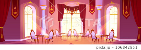 Dining room in royal palace Dining room in royal palace 106842851