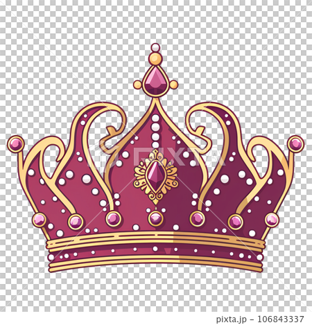 crown, illustration, queen, cartoon, kingdom, king, princess, royal, isolated, icon, design, prince, monarch, symbol, royalty, luxury, jewelry, medieval, element, decoration, gold, emperor, golden, 106843337