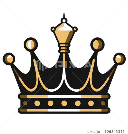 crown, illustration, queen, cartoon, kingdom, king, princess, royal, isolated, icon, design, prince, monarch, symbol, royalty, luxury, jewelry, medieval, element, decoration, gold, emperor, golden, 106843355