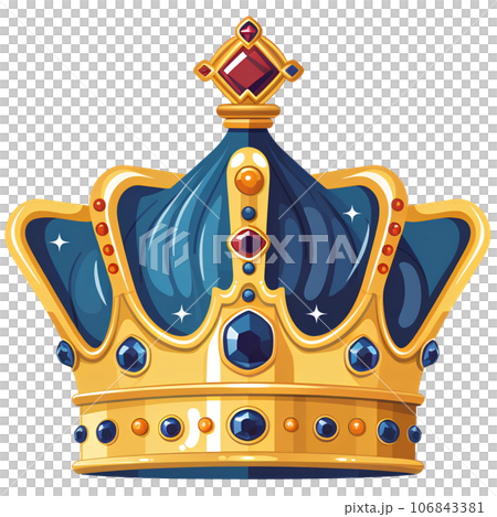 crown, illustration, queen, cartoon, kingdom, king, princess, royal, isolated, icon, design, prince, monarch, symbol, royalty, luxury, jewelry, medieval, element, decoration, gold, emperor, golden, 106843381