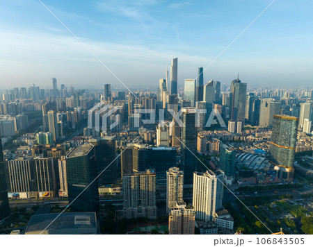 Aerial view of landscape in Guangzhou ,China  106843505