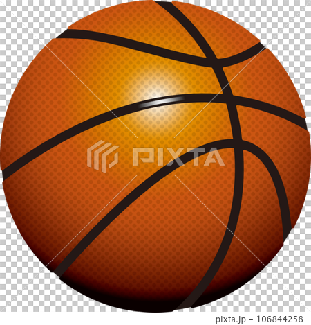 Three-dimensional basketball illustration 106844258