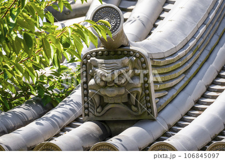 京都 醍醐寺 鬼瓦 京都 醍醐寺 鬼瓦 106845097